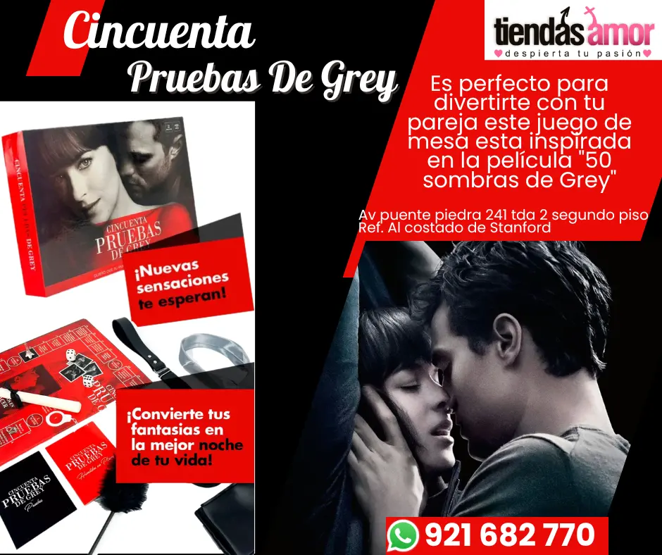 50 Pruebas Sombras De Grey SEXSHOP 92162770 Juguetes 