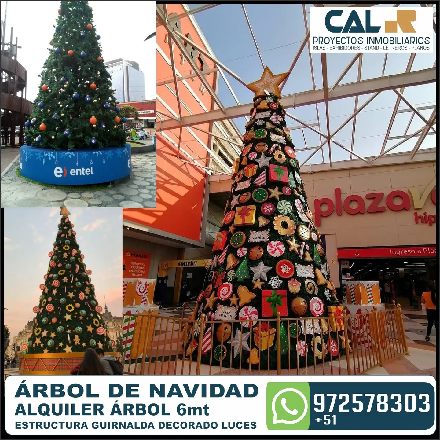  ARBOL DE NAVIDAD 6mt venta o alquiler 