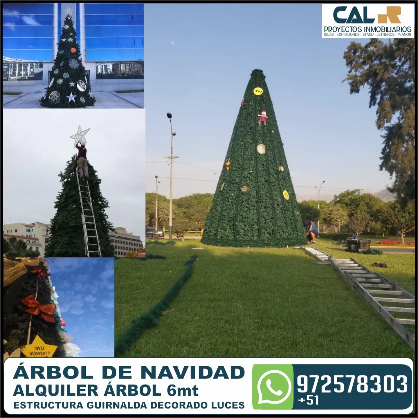  ARBOL DE NAVIDAD 6mt venta o alquiler 