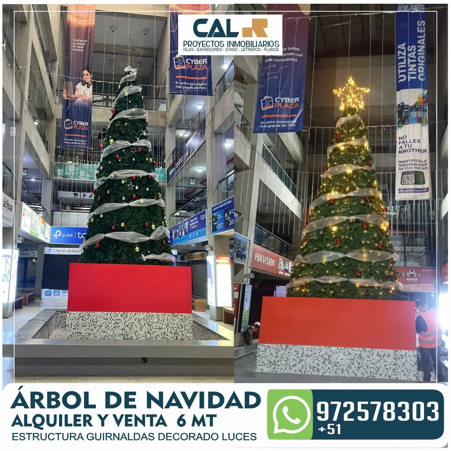  ARBOL DE NAVIDAD 6mt venta o alquiler 