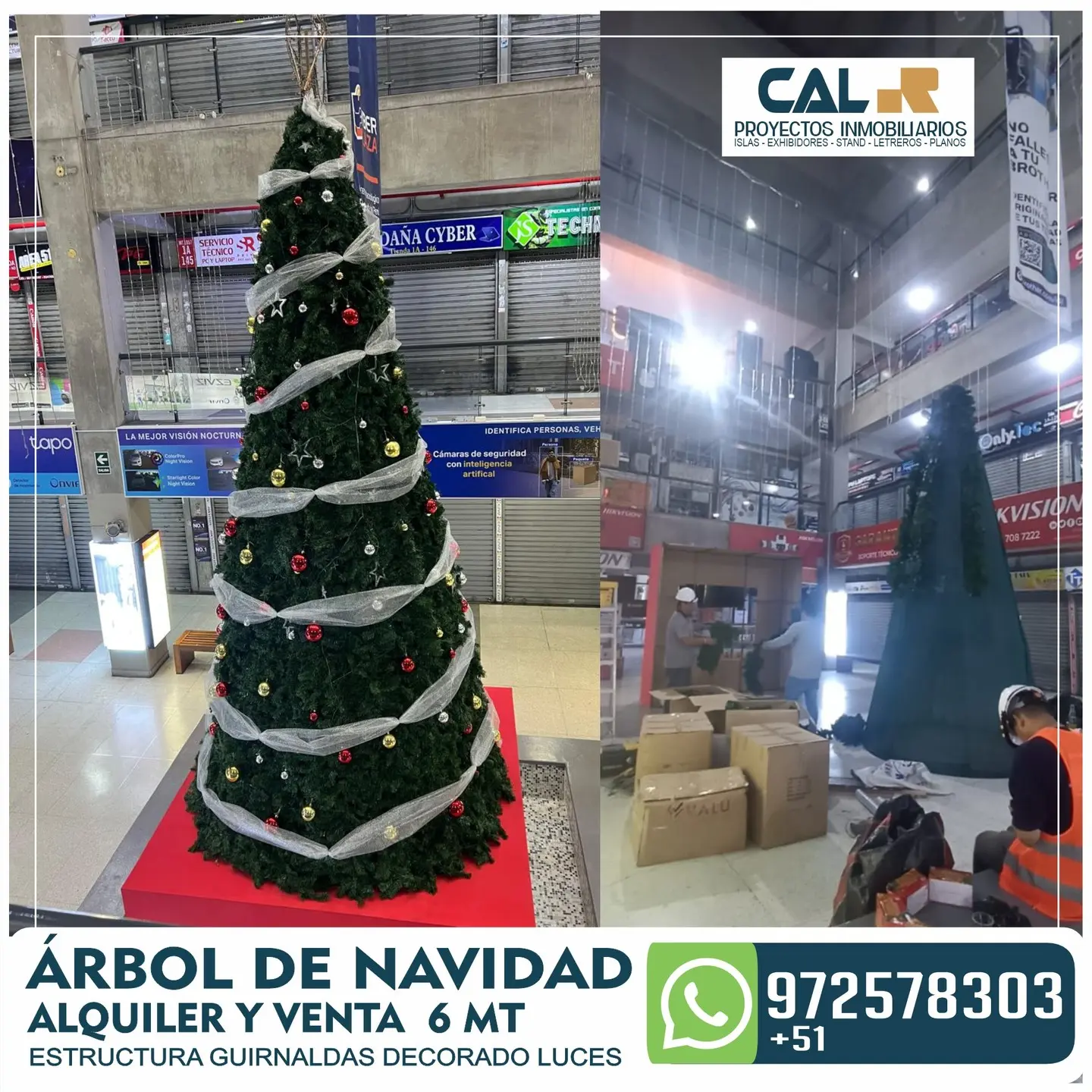  ARBOL DE NAVIDAD 6mt venta o alquiler 