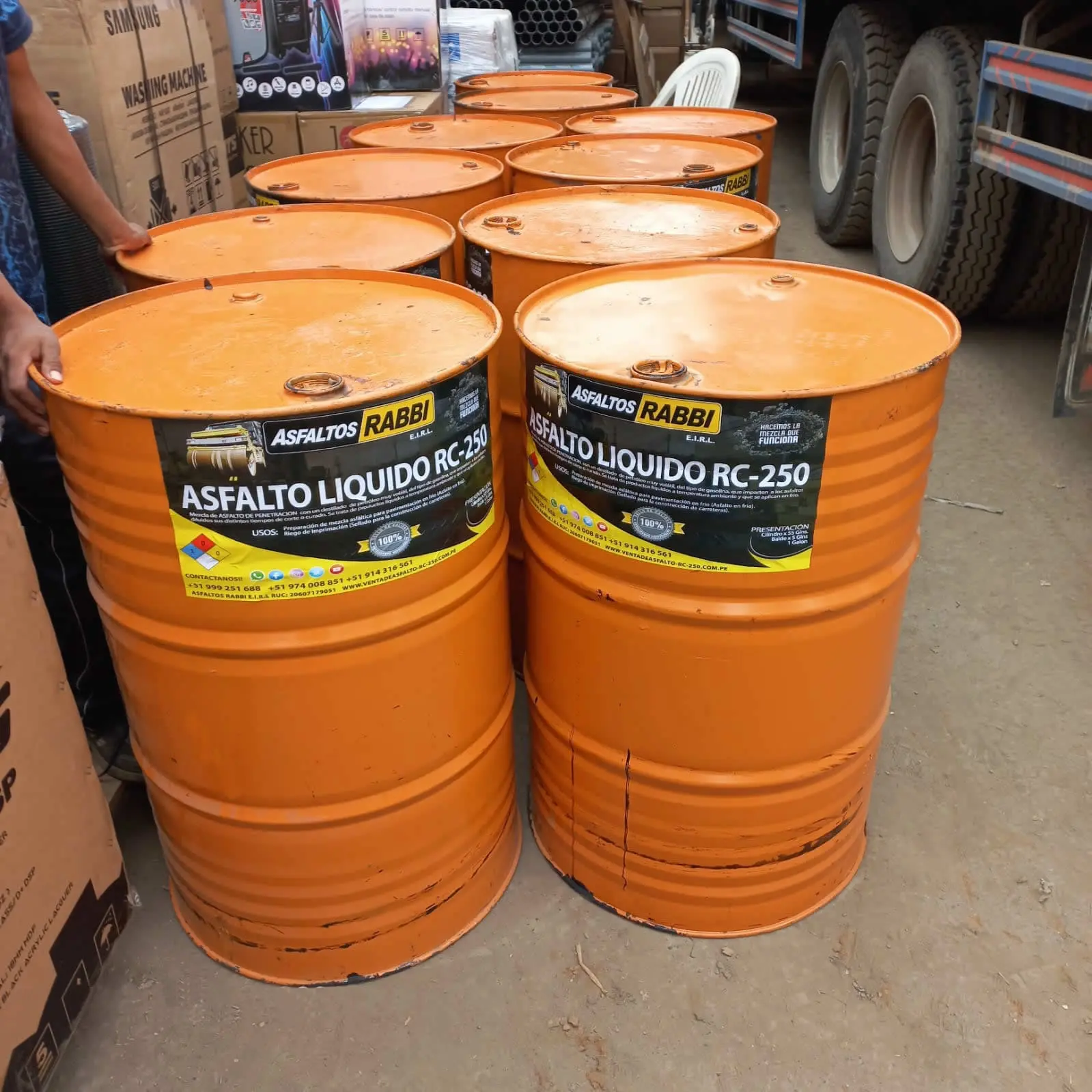 VENDO ASFALTO RC250 EMULSION ASFALTICA MODIFICADA ALQUITRA