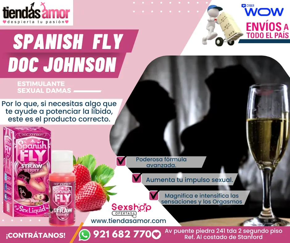 Spanish Fly Doc Johnson juguetes Lubricantes Retardantes Pot