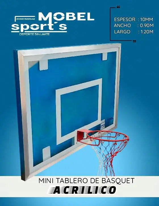 Aros para tablero de basquet mobel sports