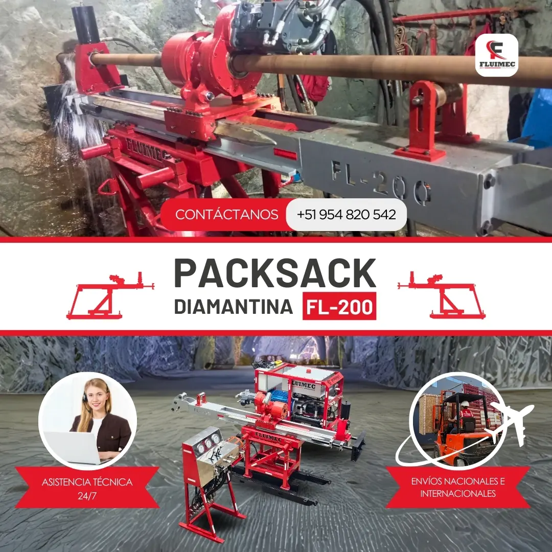 PACKSACK DIAMANTINA FL-200 equipo para industria minera 