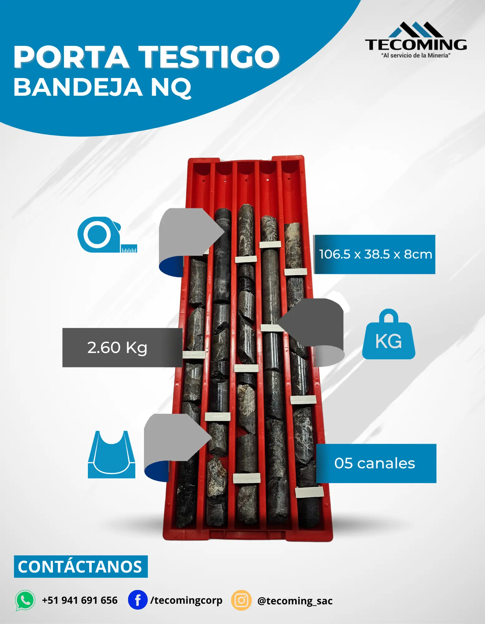 ALMACENAMIENTO DE MUESTRAS BANDEJAS RESISTENTES Y DURADERA