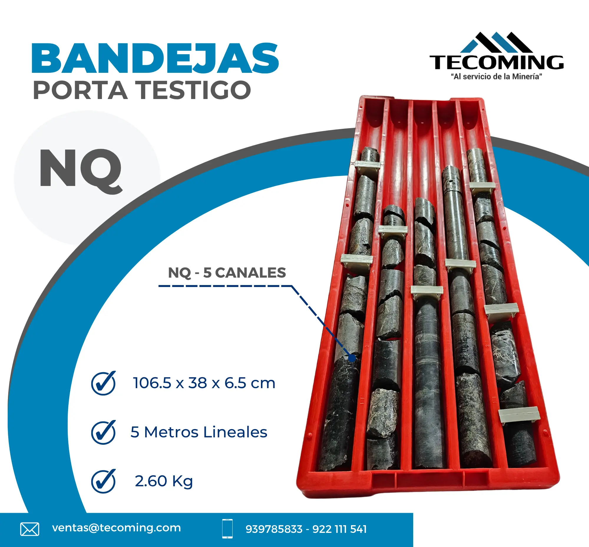 BANDEJA PARA GEOLOGIA NQ