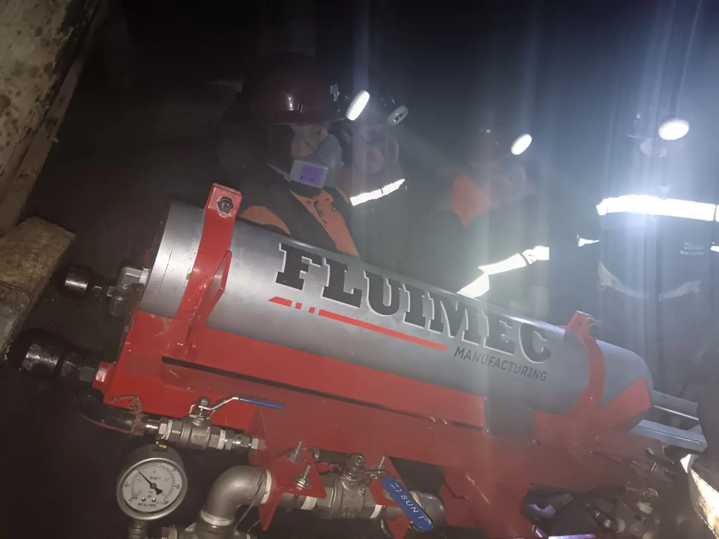 PACKSACK HIDRÁULICA FL50 ideal para trabajos en socavón 