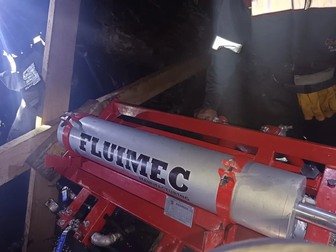 PACKSACK HIDRÁULICA FL50 equipo para industria minera 