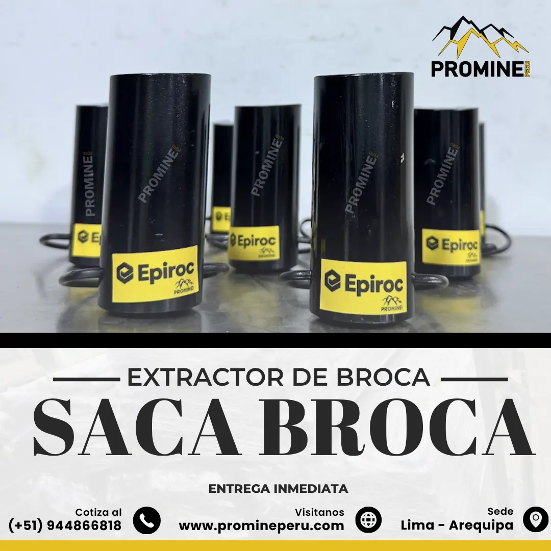 Saca Broca Herramienta de Extracción Minera Lima