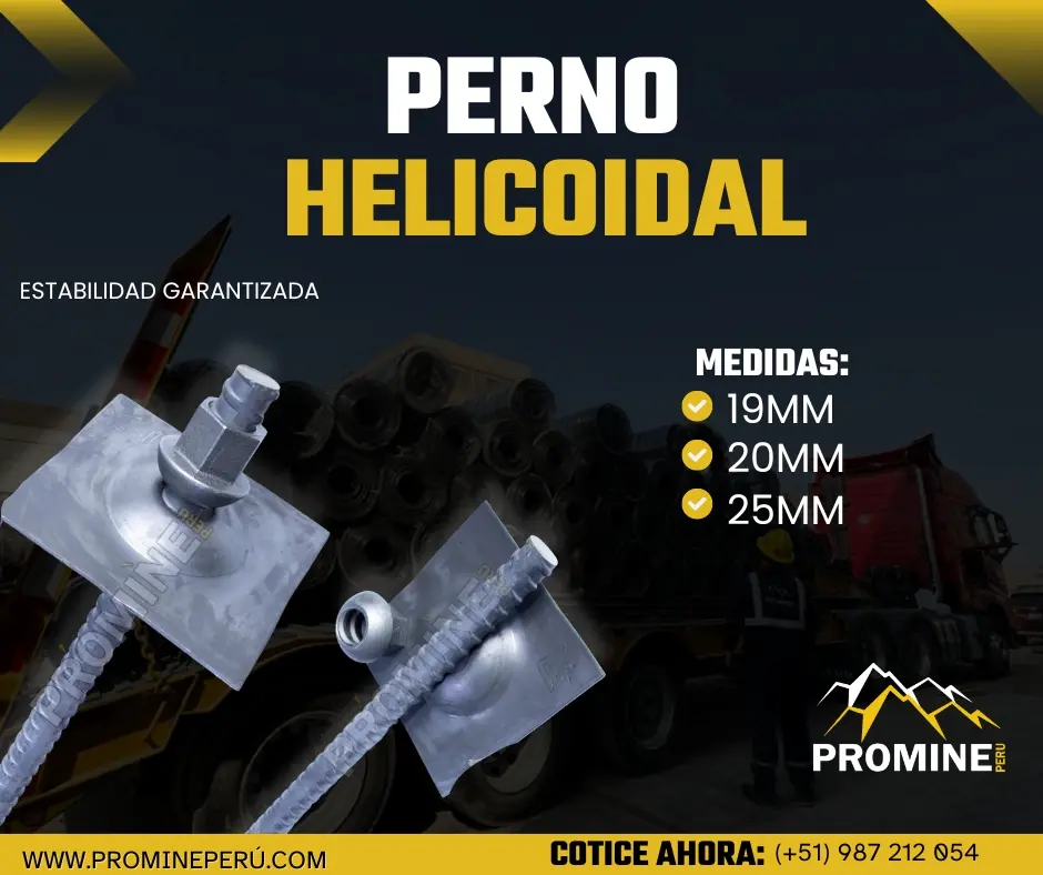 Perno Helicoidal Fuerza Invisible que Sostiene tu Proyecto