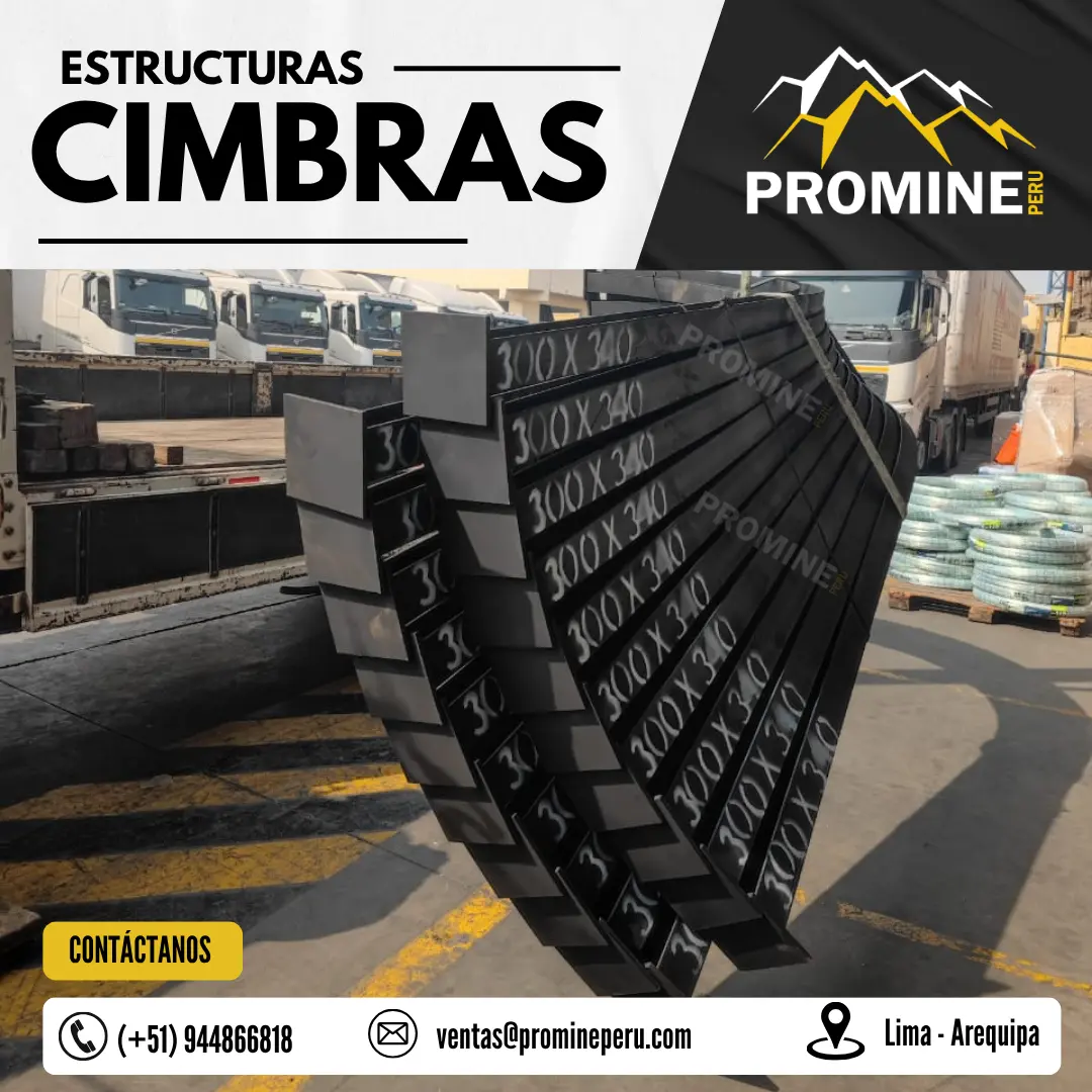 Cimbras Viga H4 Arcos Estructura Sostenimiento