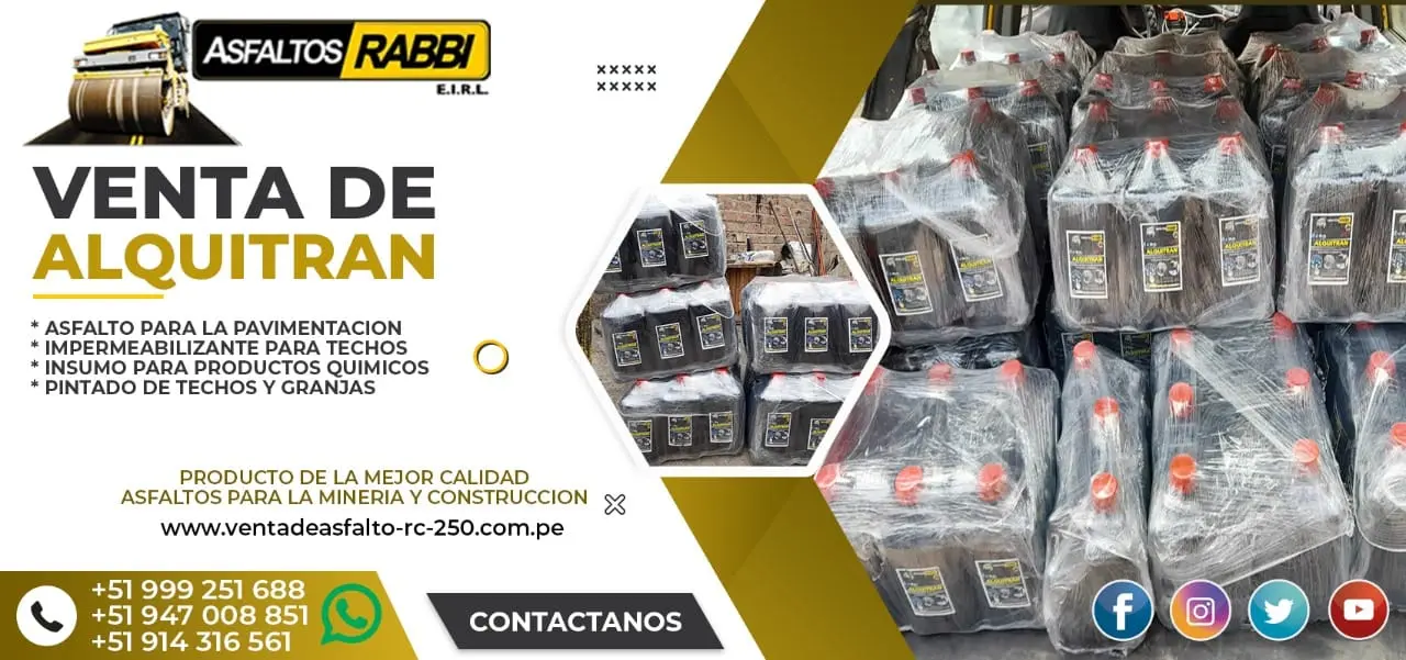 ASFALTO IMPERMEABILIZANTE EN GENERALPOR CILINDRO Y BALDE