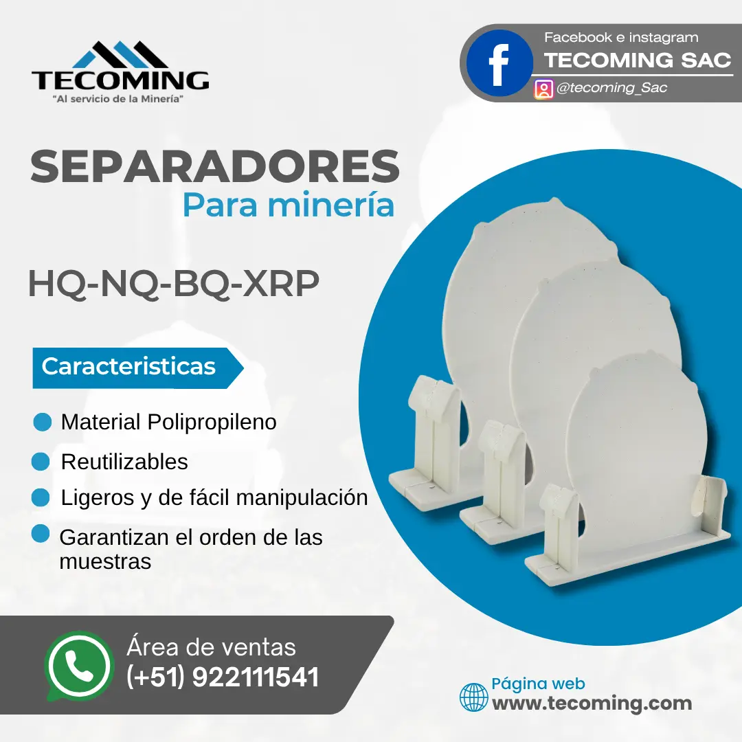 Separadores para División de Muestras Geológicas