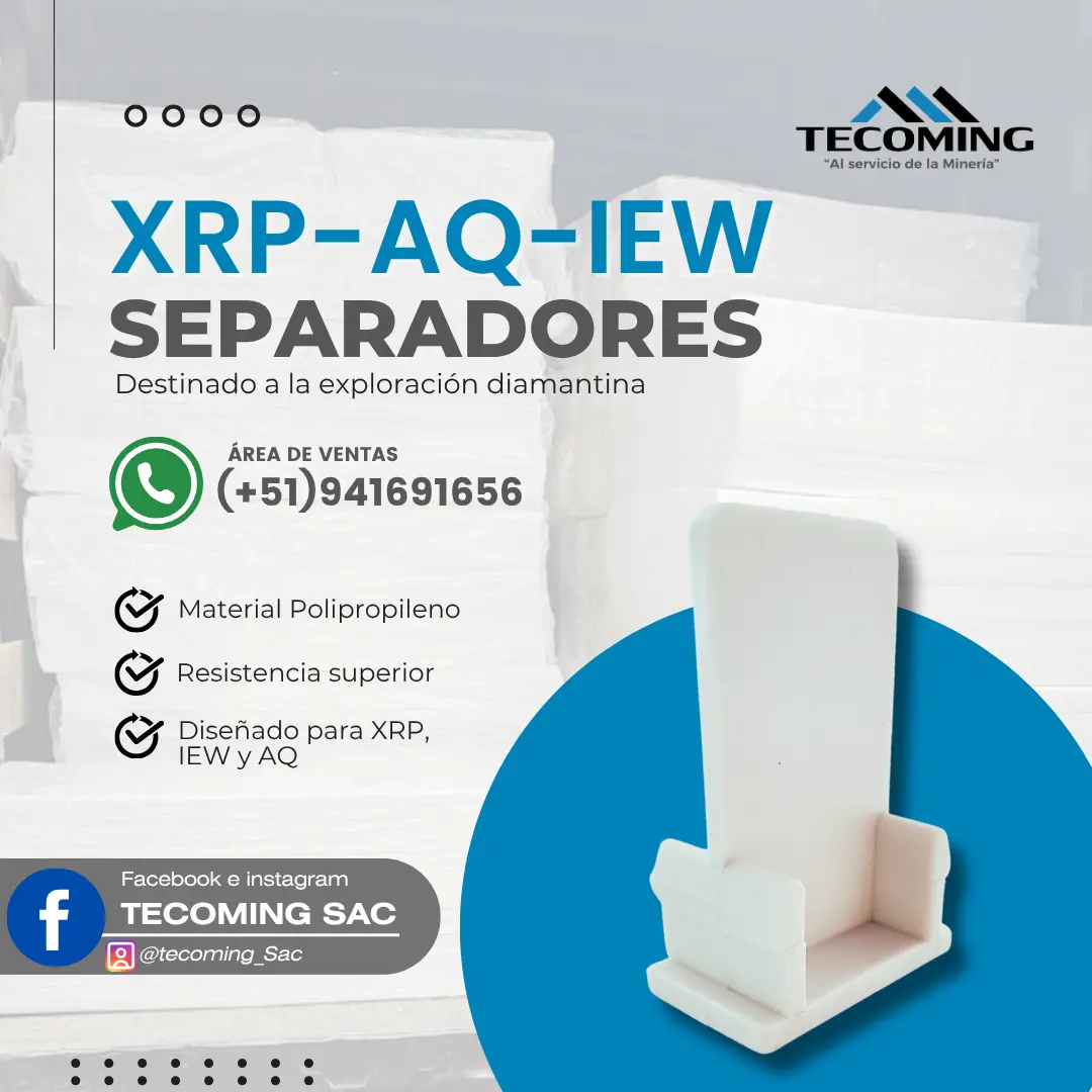 Separadores para Testigos Geológicos