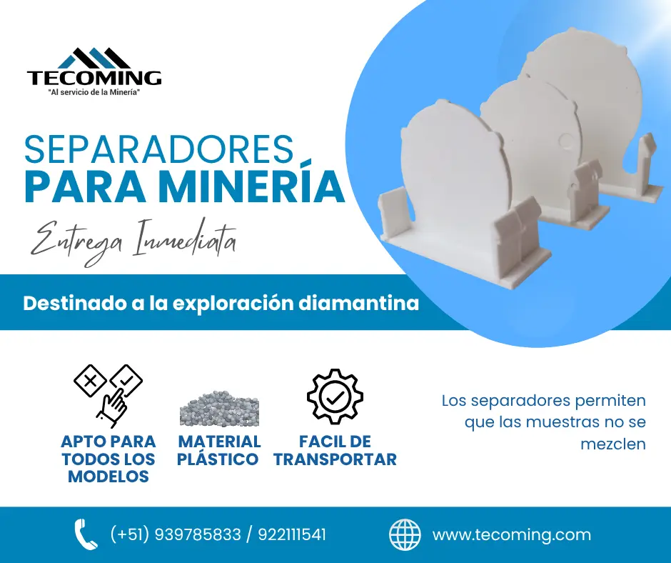 Separadores mineros para Control de Calidad en Exploración