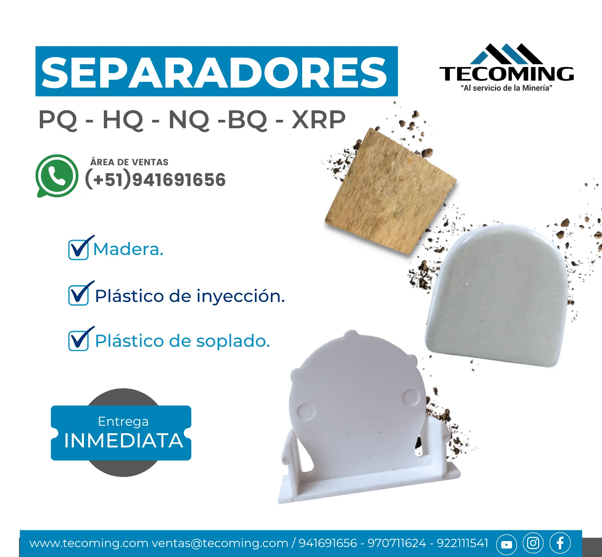 Separadores para Control de Sondeos