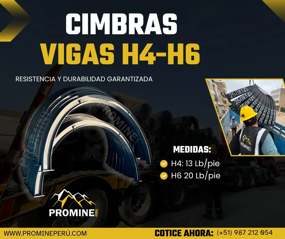 Cimbras H4 y H6 Solidez Comprobada para Construcción Pesada