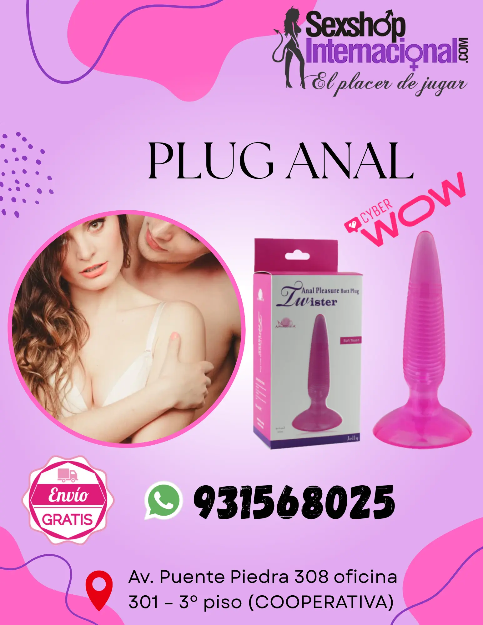 PLUG ANAL DILATADOR PARA MEJOR PLACER - TIENDA ROTICA 