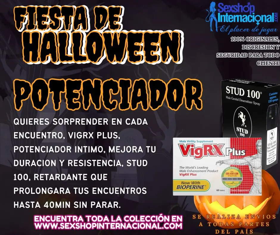 POTENCIADORES Y RETARDANTES PARA HALLOWEEN TARAPOTO SEXTOYS