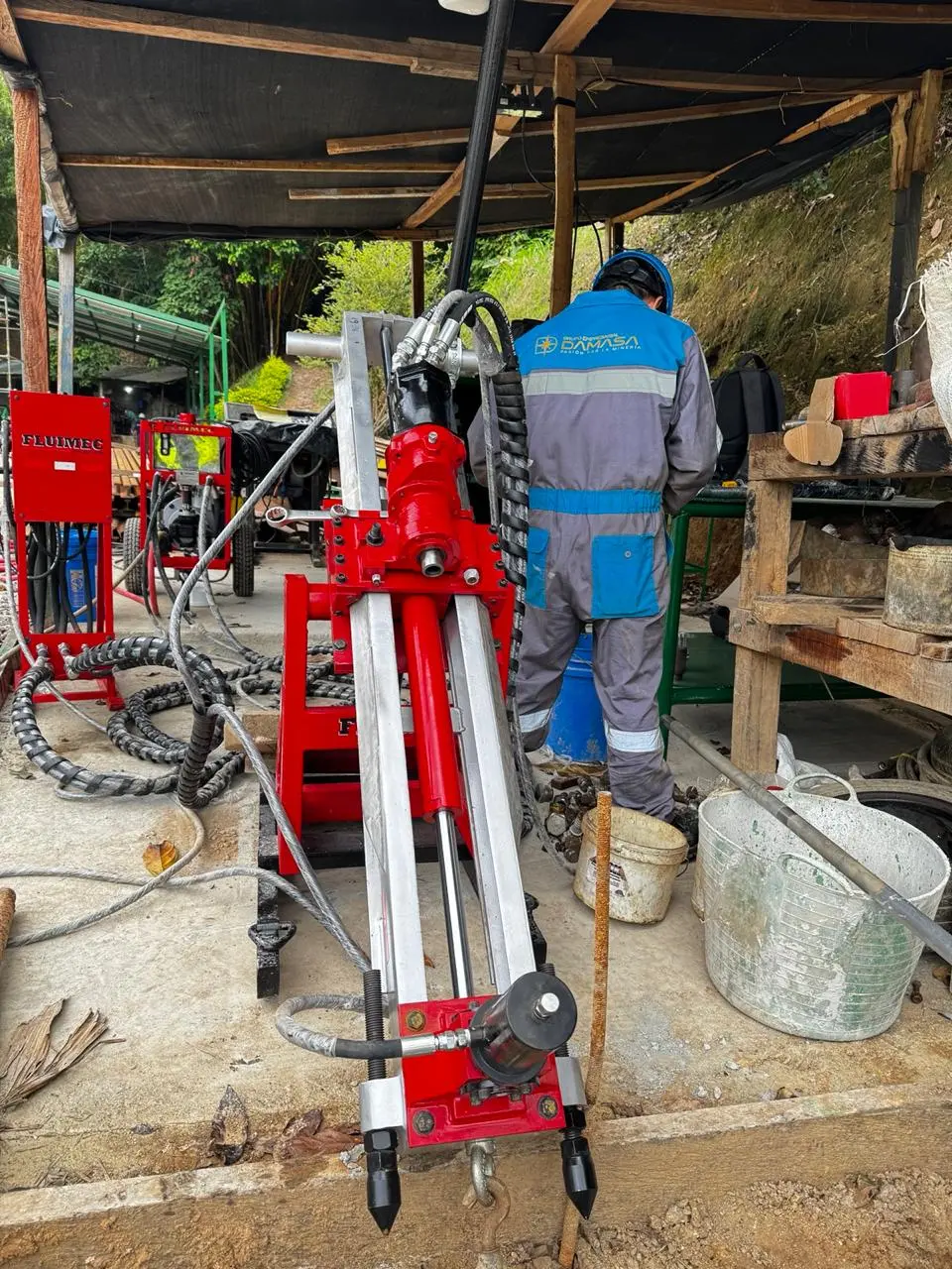 Perforadora Diamantina - Mineria 