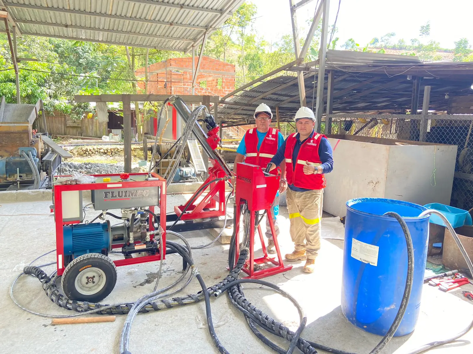 Perforadora Diamantina - Mineria 