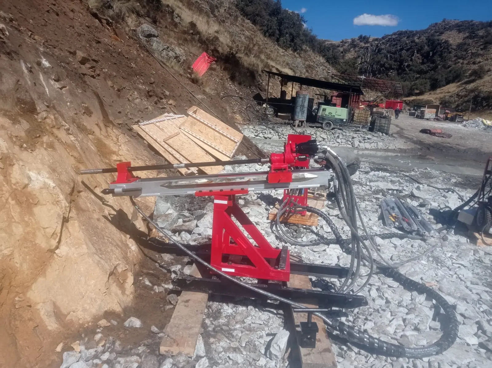 Perforadora Diamantina - Mineria 