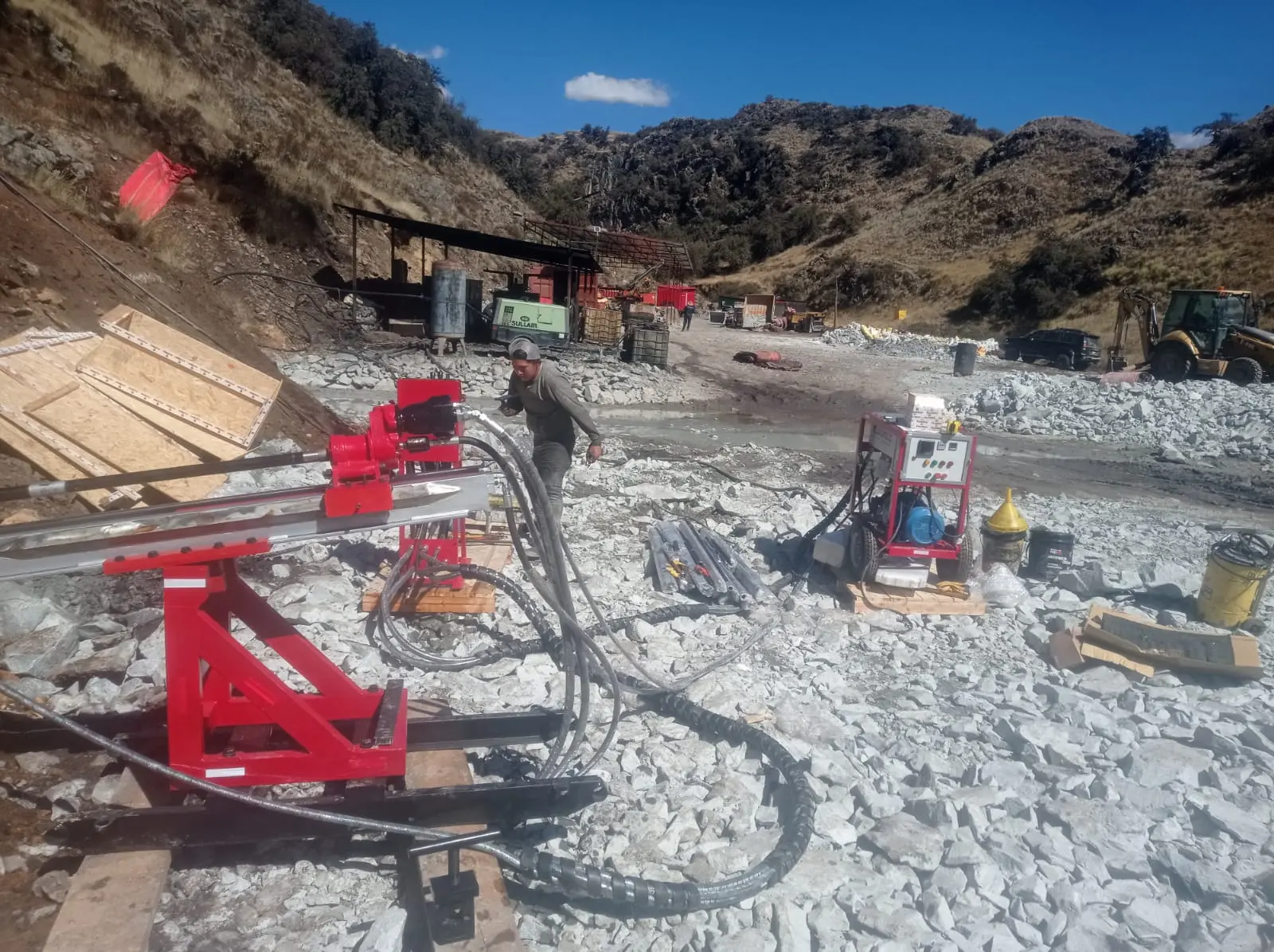 Perforadora Diamantina - Mineria 