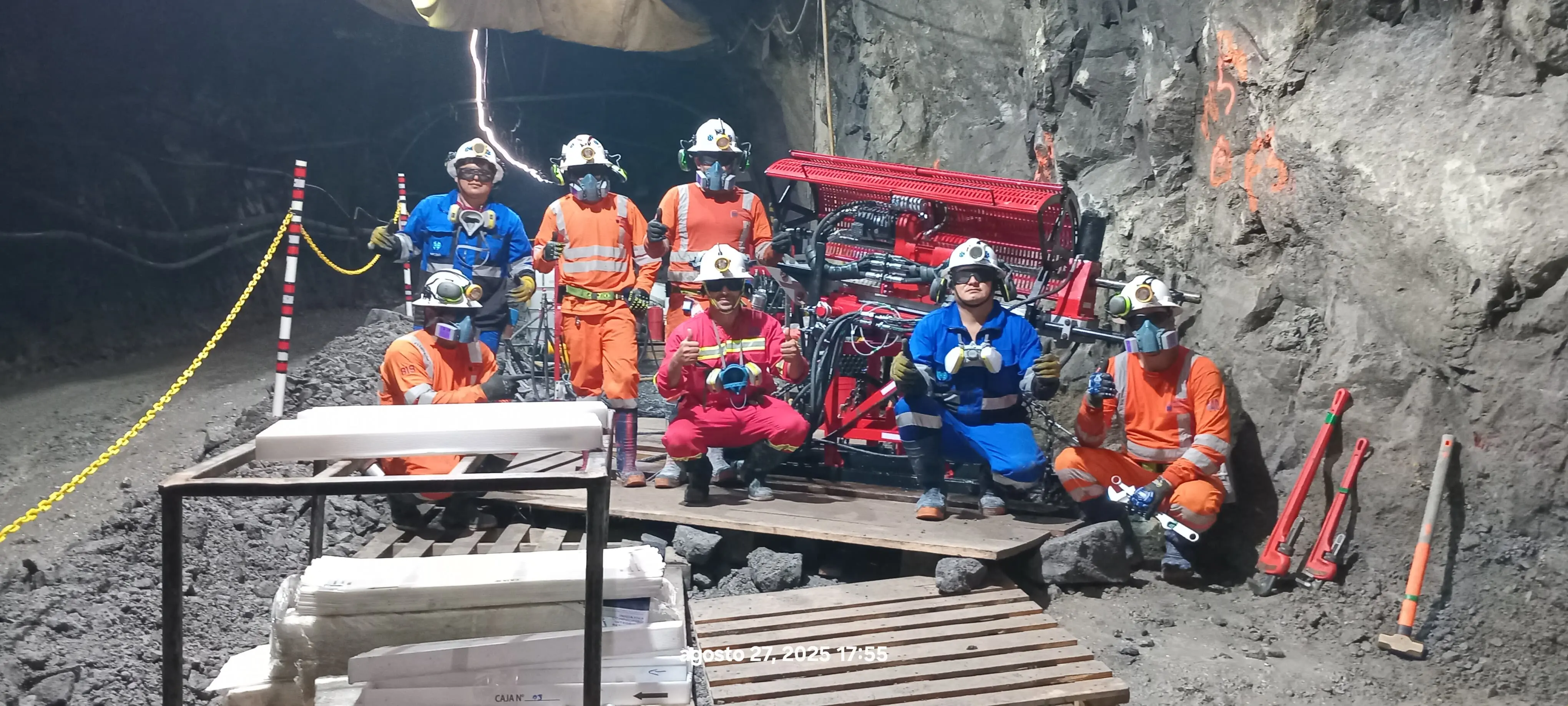 Perforadora Diamantina - Mineria 