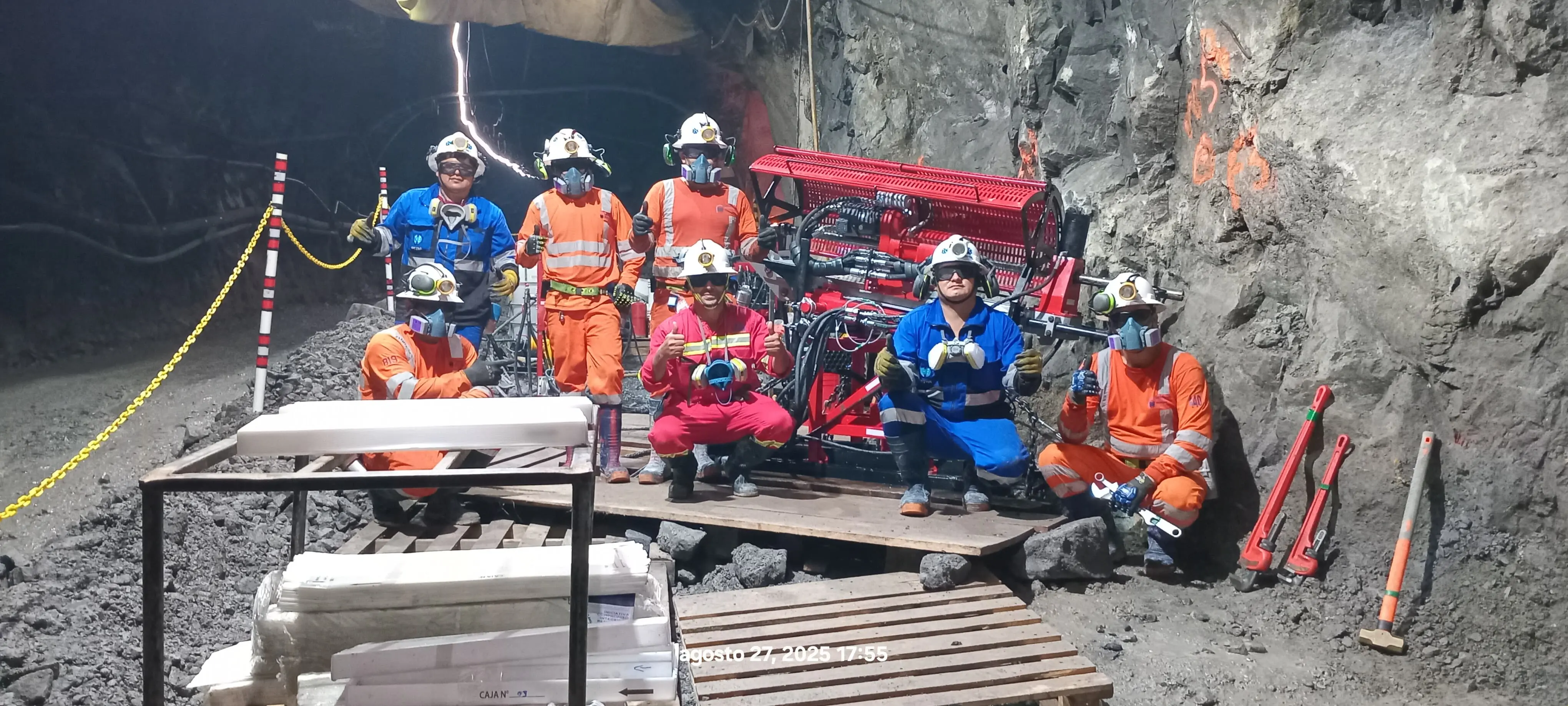 Perforadora Diamantina - Mineria 