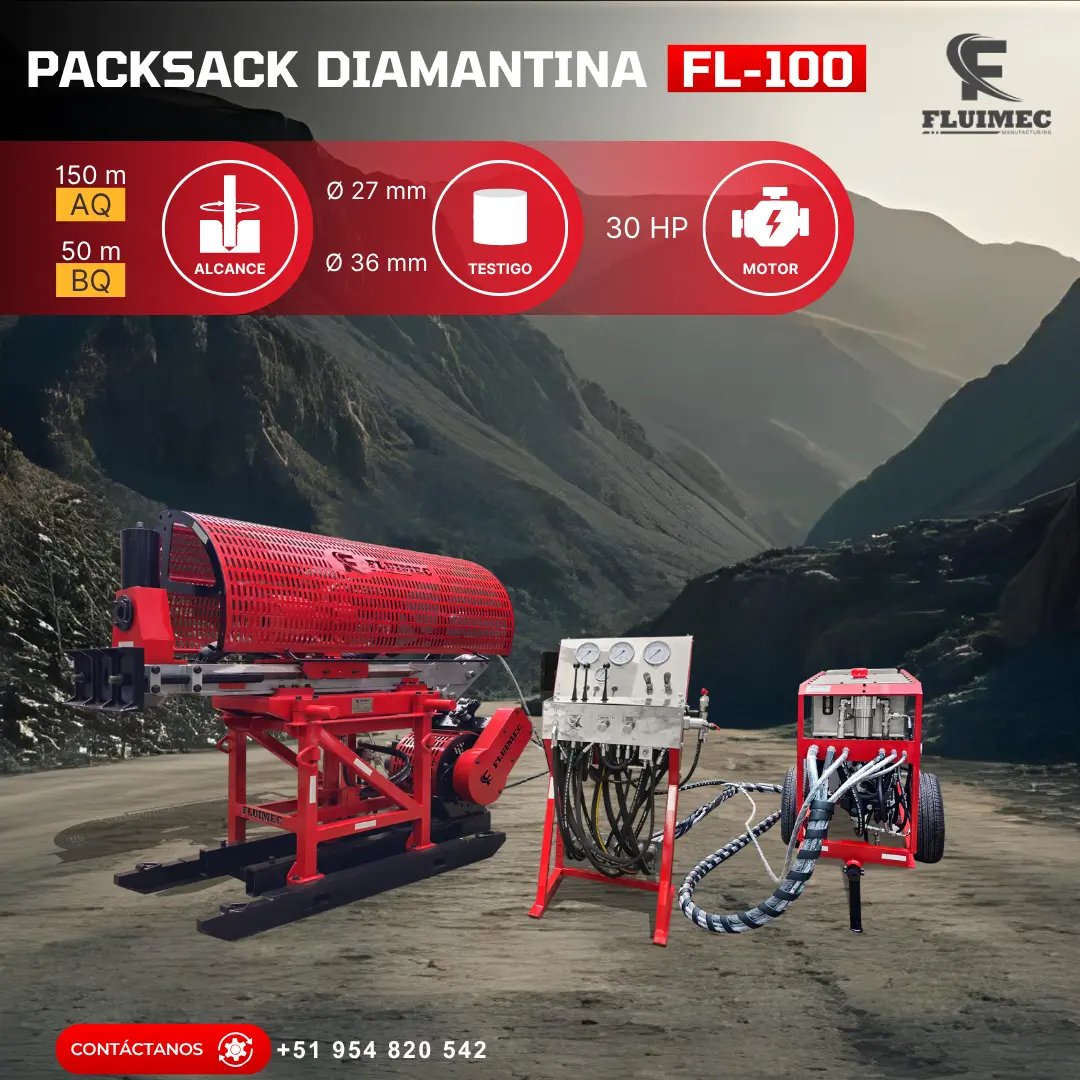 Perforadora Diamantina - Mineria 