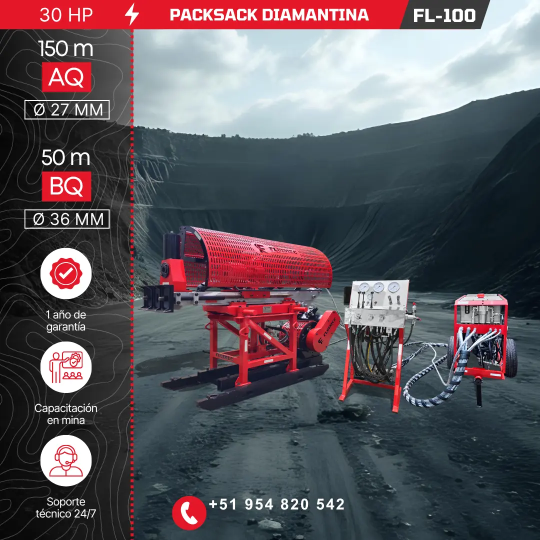 Perforadora Diamantina - Mineria 