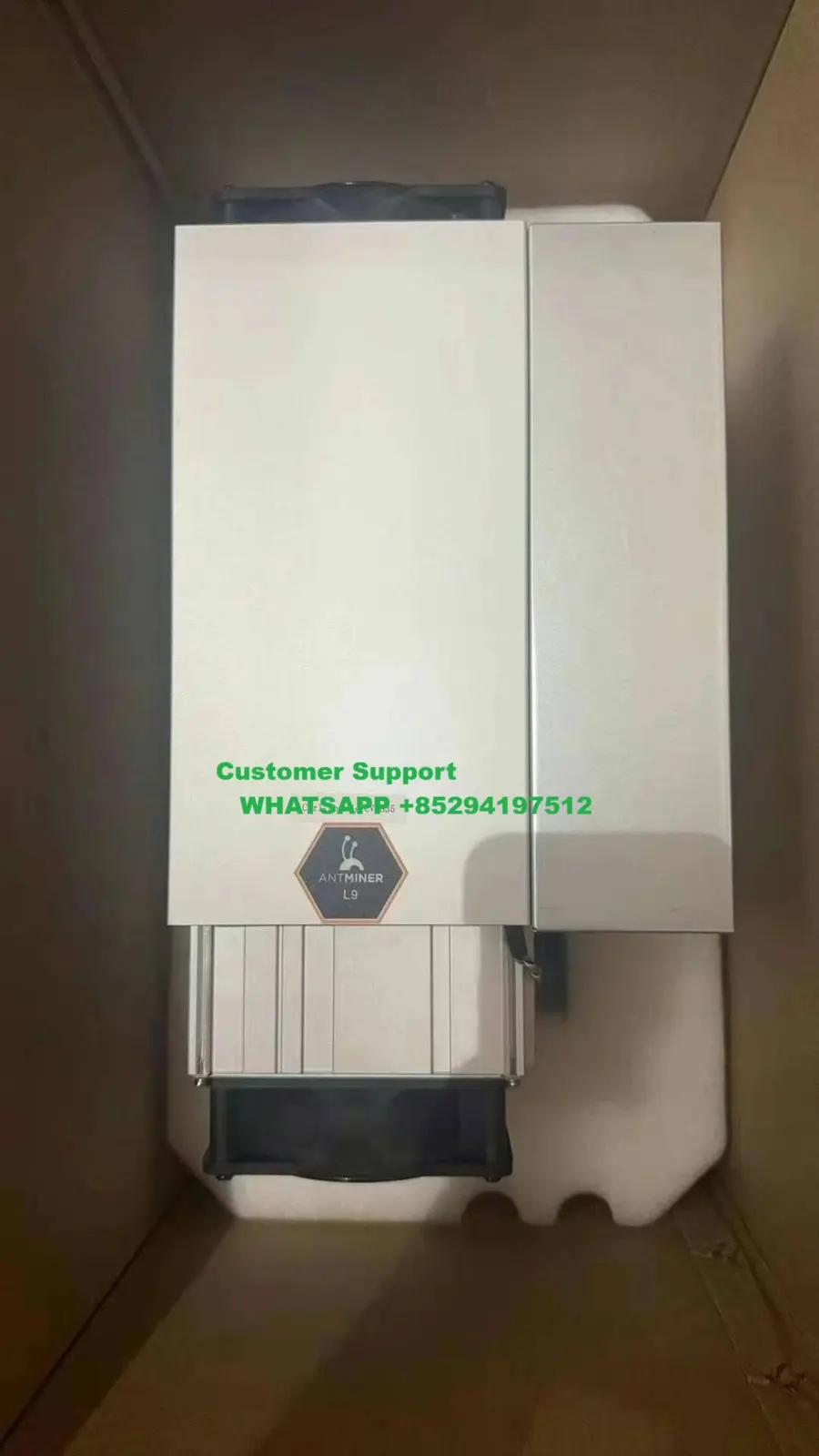 offer 1500 Bitmain Antminer L9 17Gh Litecoin Dogecoin Ltc D