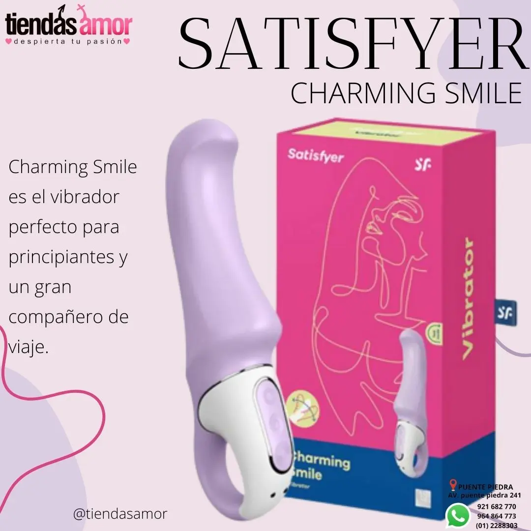 SATISFYER VIBES CHARMING SMILE juguetes Masturbador Retardan