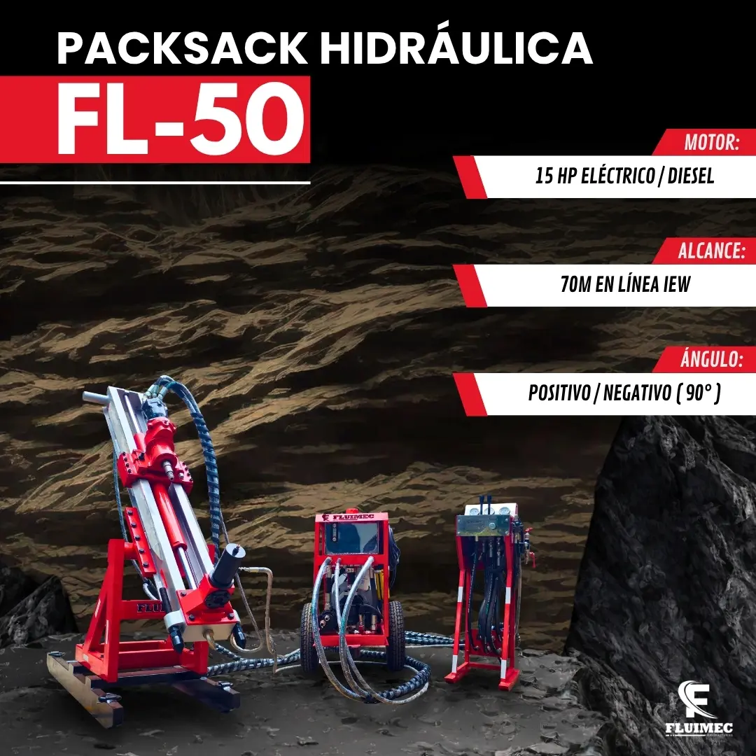 PACKSACK HIDRÁULICA FL50 trabajos en superficie 