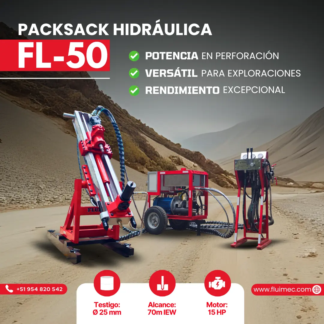 PACKSACK HIDRÁULICA FL50 trabajos en superficie 