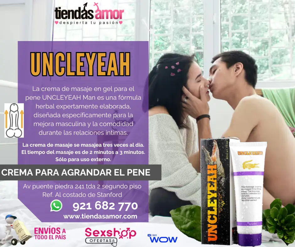  Uncleyeah 50 ml Alargamiento del Pene Hombre Más Grande Fue