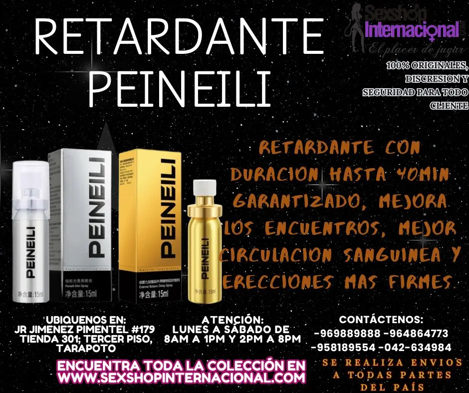 RETARDANTES CON DURACION DE 40MIN GARANTIZADO TARAPOTO SEXTO