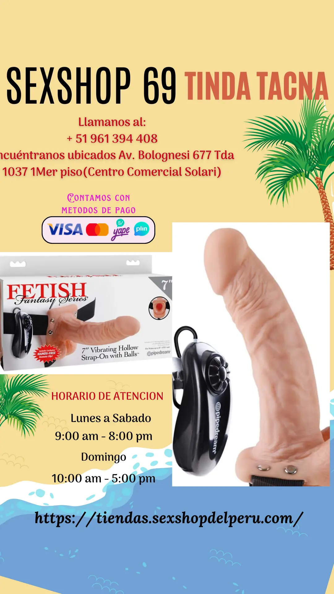 PROTESIS FETISH FANTASY SERIES 7 DILDO