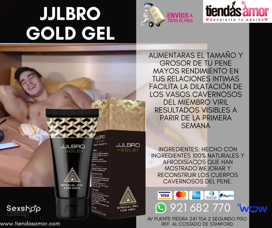 JJLBRO GOLD Gel juguetes Masturbadores Lubricantes Retardan