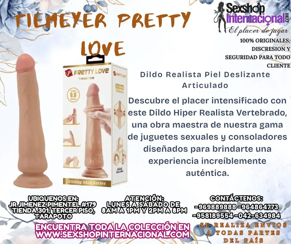 CONSOLADOR TIEMEYER REAL PRETTY LOVE TARAPOTO SEXTOYS