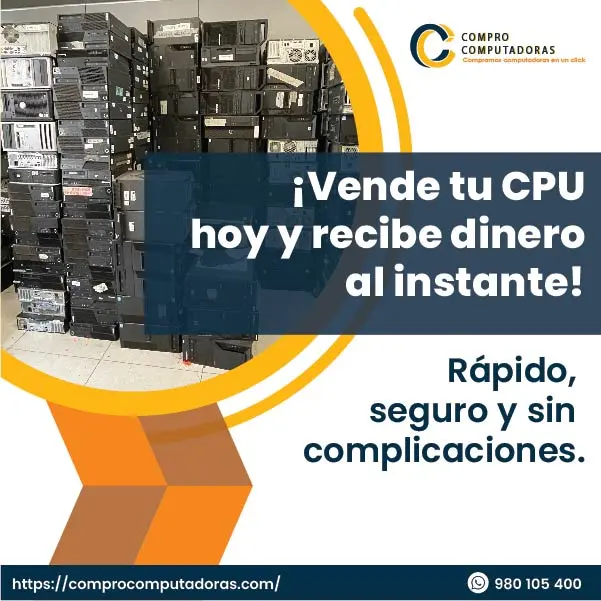 Venta de CPUs potentes rápidas y con garantía incluida