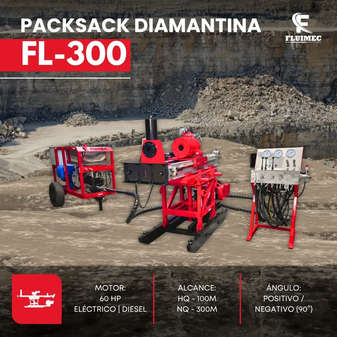 PACKSACK DIAMANTINA FL300 EQUIPO PARA MINERIA 