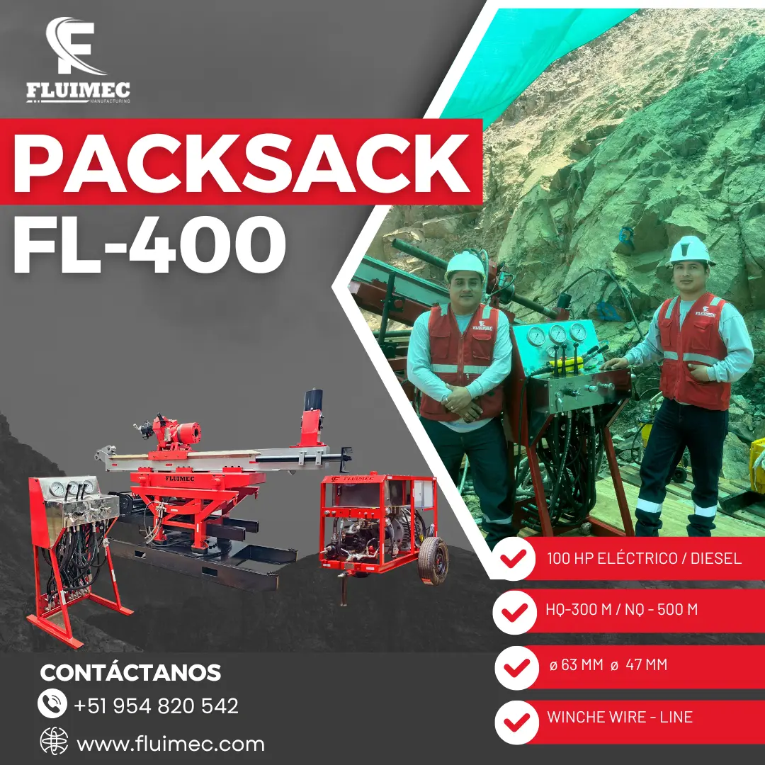 PACKSACK DIAMANTINA FL400 EQUIPO PARA INDUSTRIA MINERA