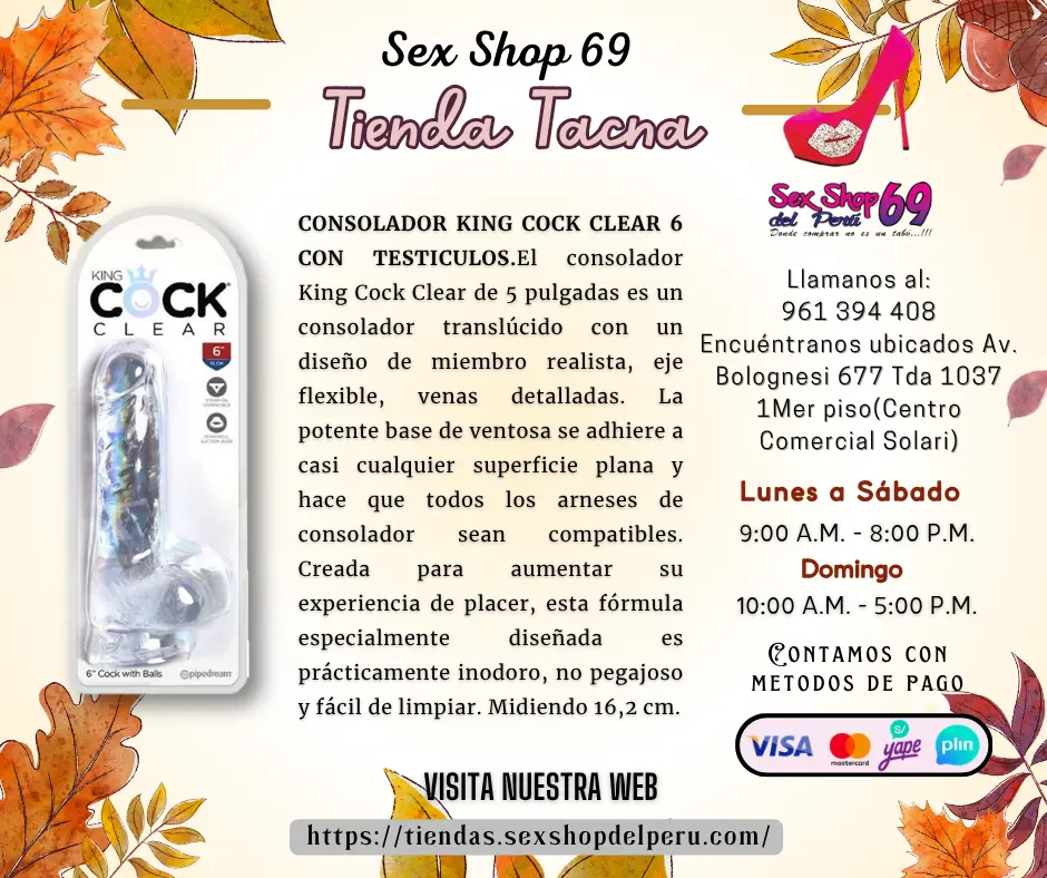 CONSOLADOR KING COCK CLEAR