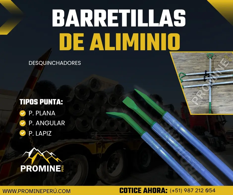 Barretillas de Aluminio para Trabajo Profesional