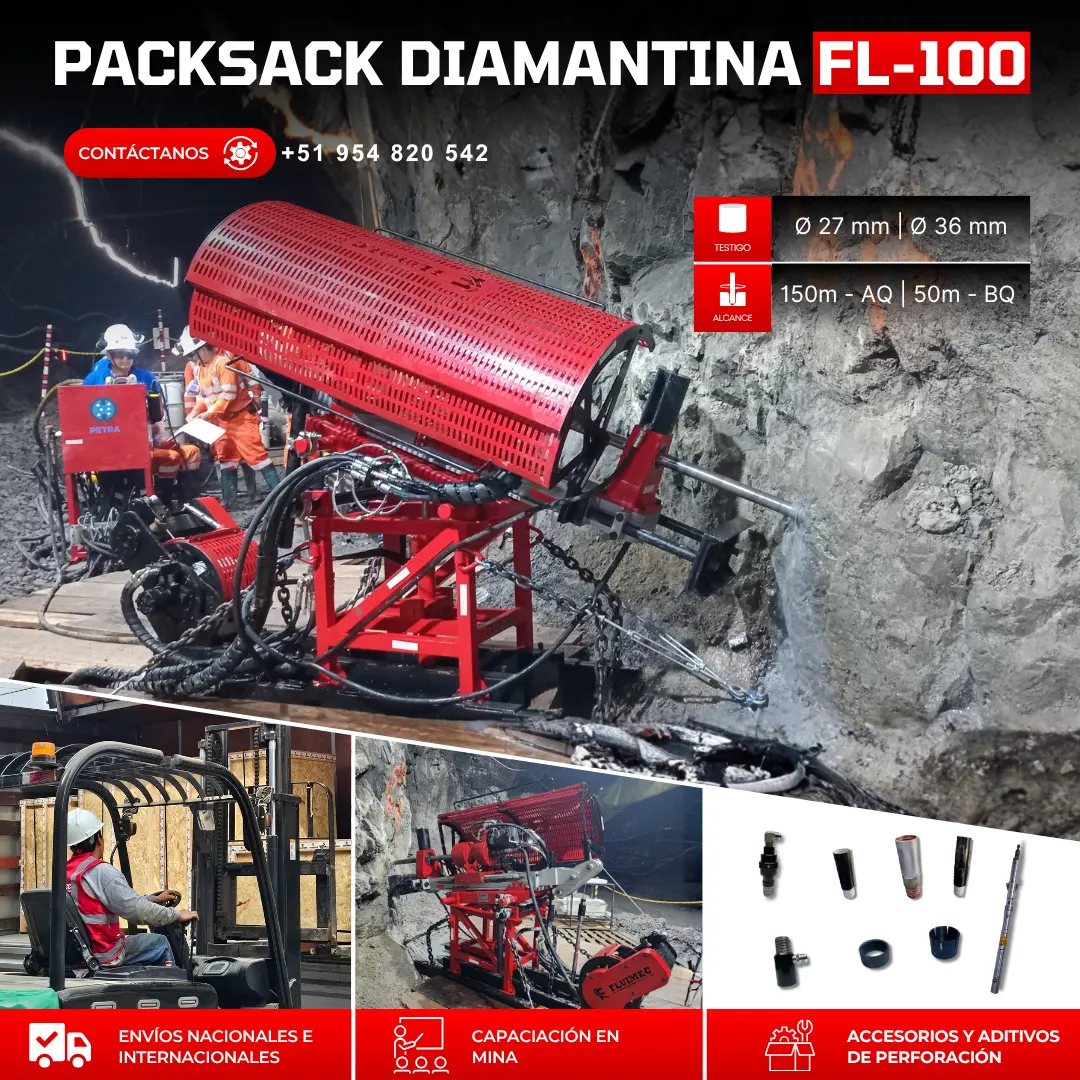 Perforadora Diamantina - Mineria 