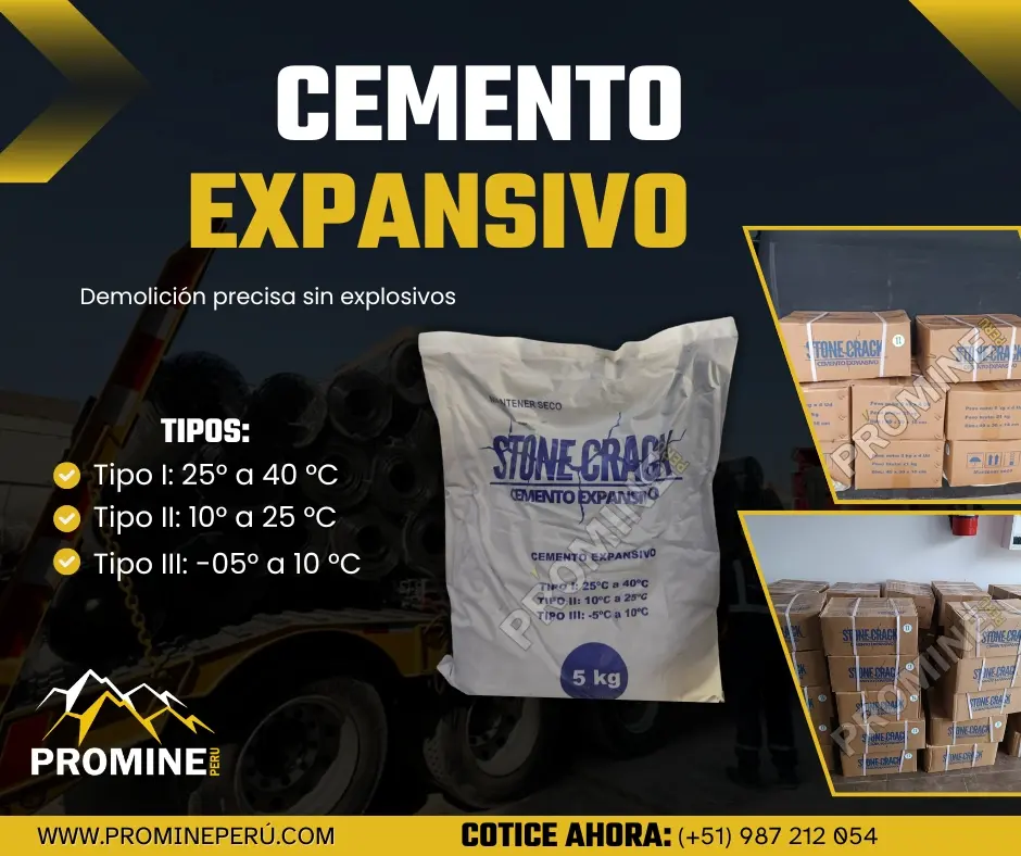 Cemento Expansivo Para Fracturas Rápidas y Seguras