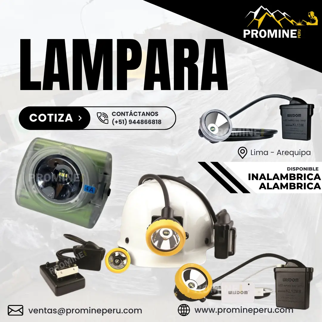 Lámpara Inalámbrica 4A KL9M Luz LED Recargable Minera