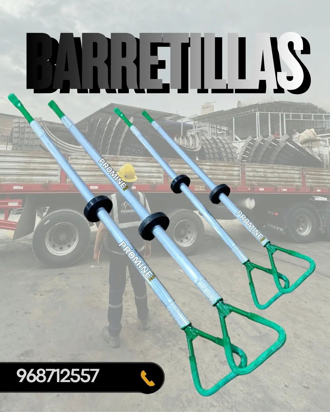 BARRETILLAS DE ALUMINIO PRODUCTO MINERO